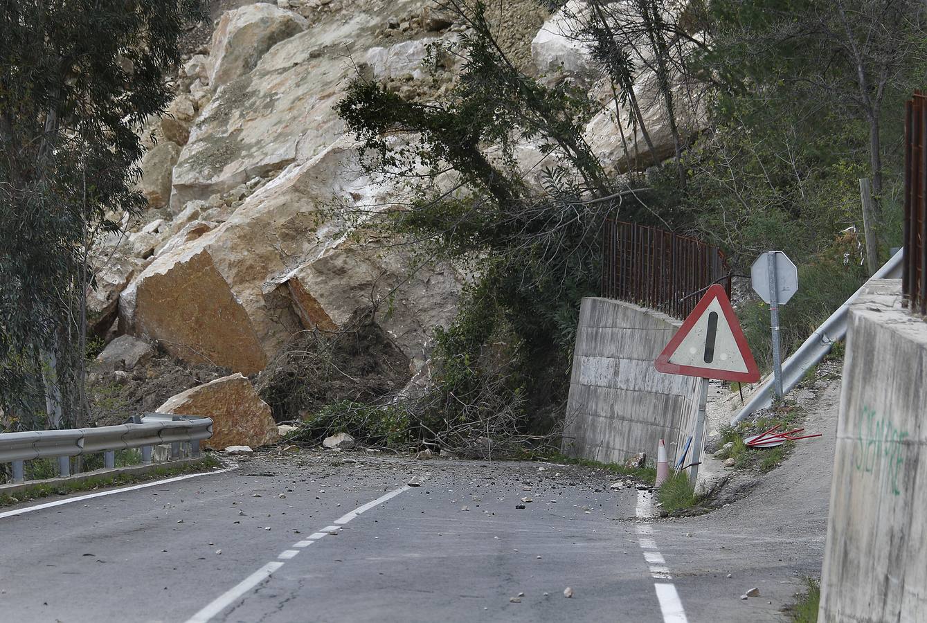 Los vecinos de Cortes de Pallás se preparan para una recuperación lenta tras el derrumbe