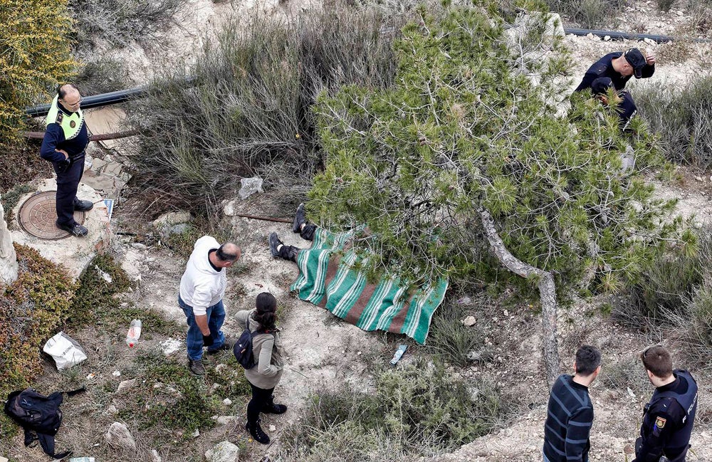 Hallan el cadáver de un hombre en el castillo de San Fernando en Alicante