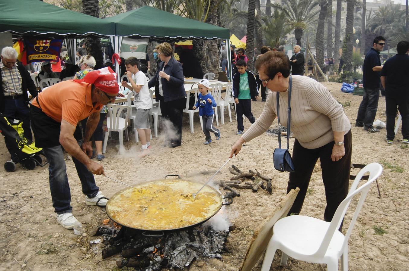 Concurso de lanzamiento de dátil