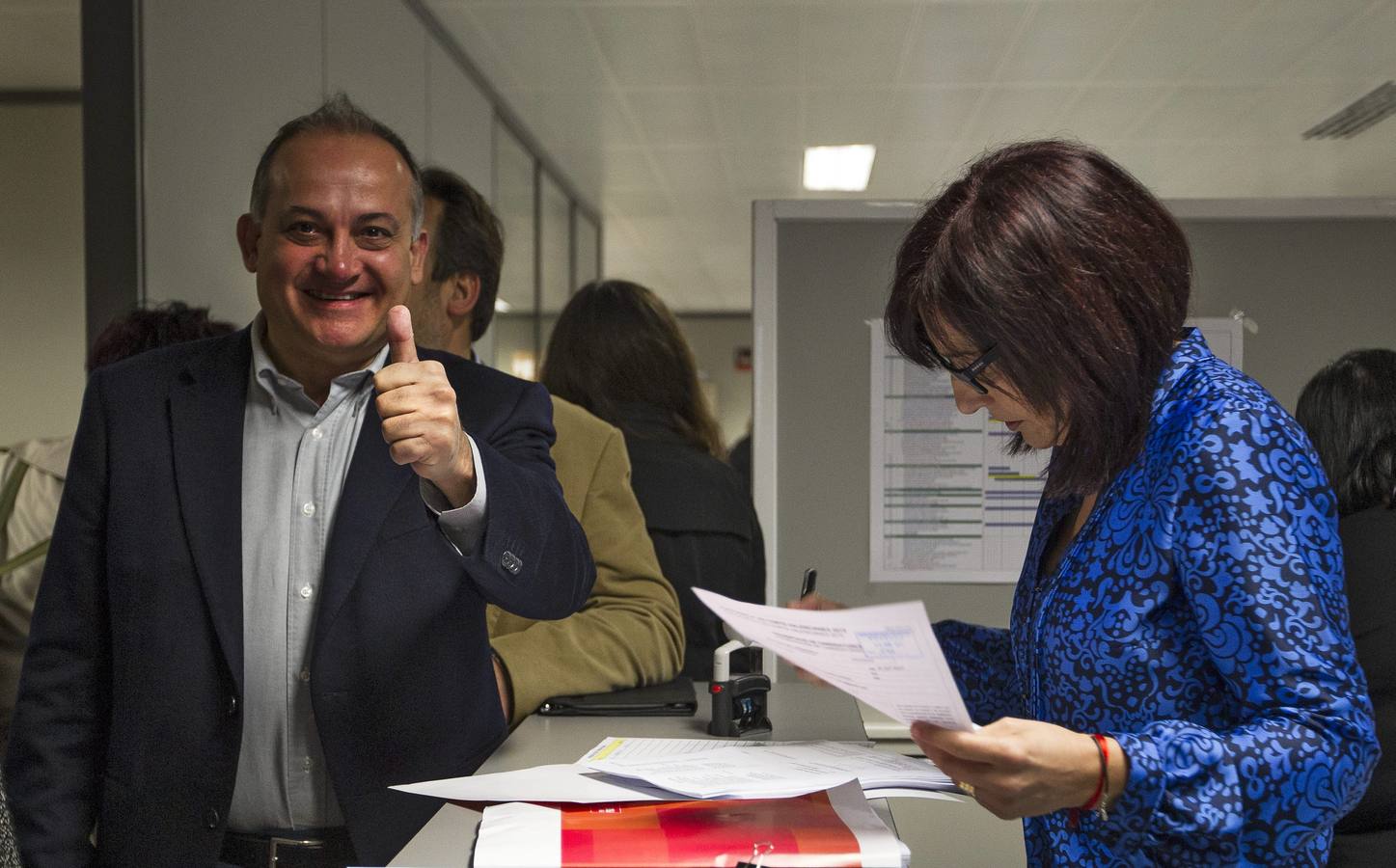 Presentación de las listas electorales en Valencia