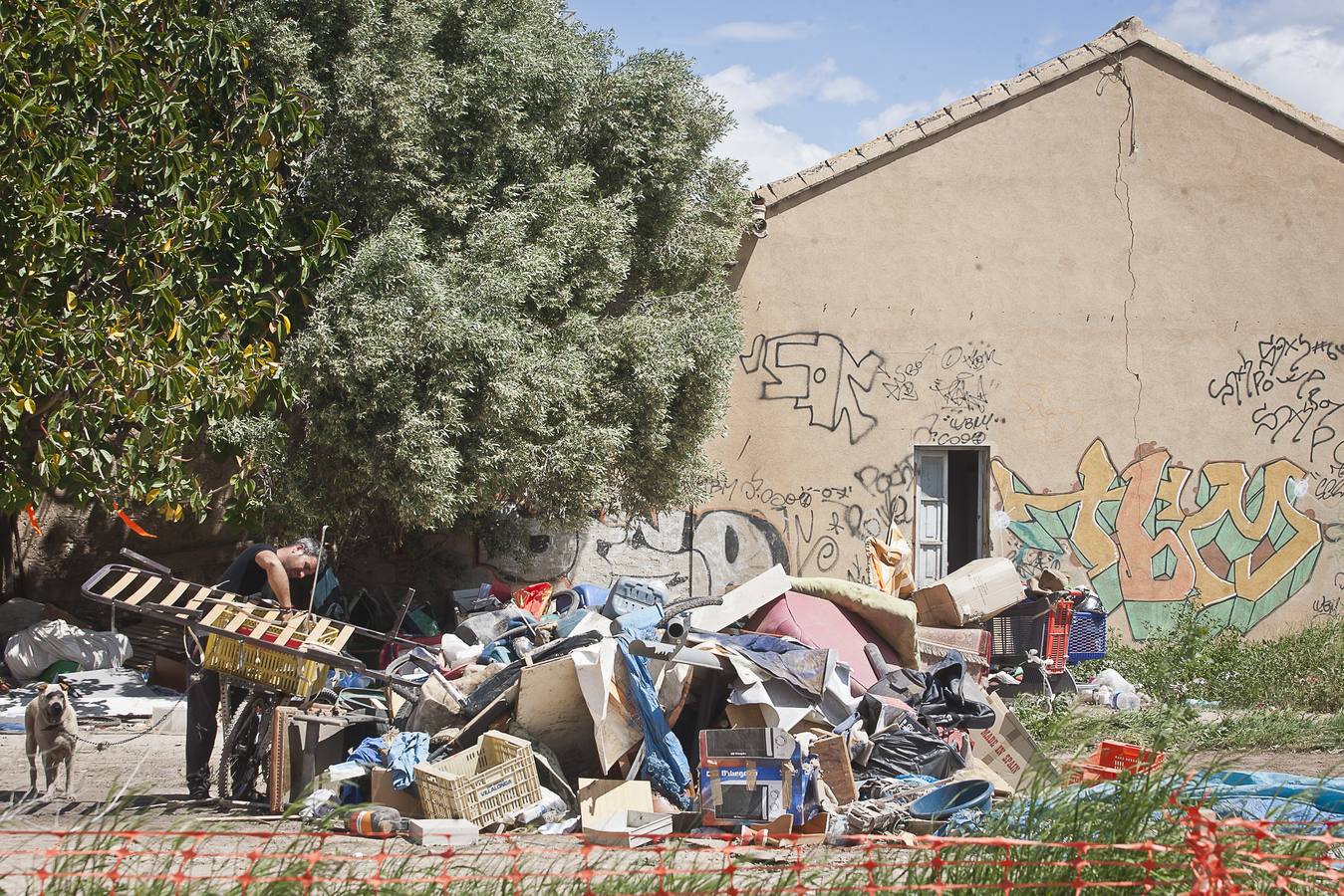 Alquerías saqueadas en Malilla