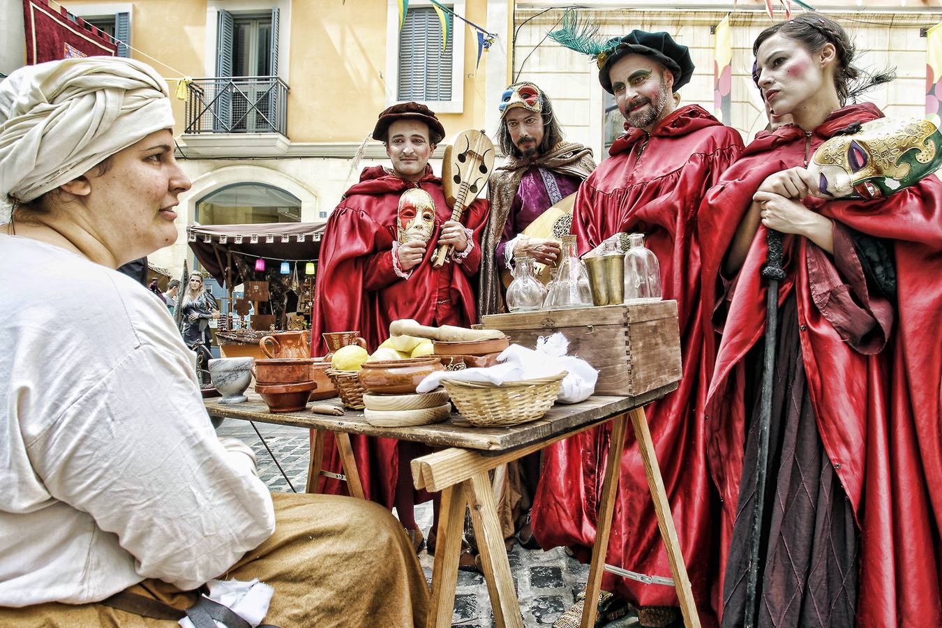 Inauguración del Mercadillo Medieval de Alicante