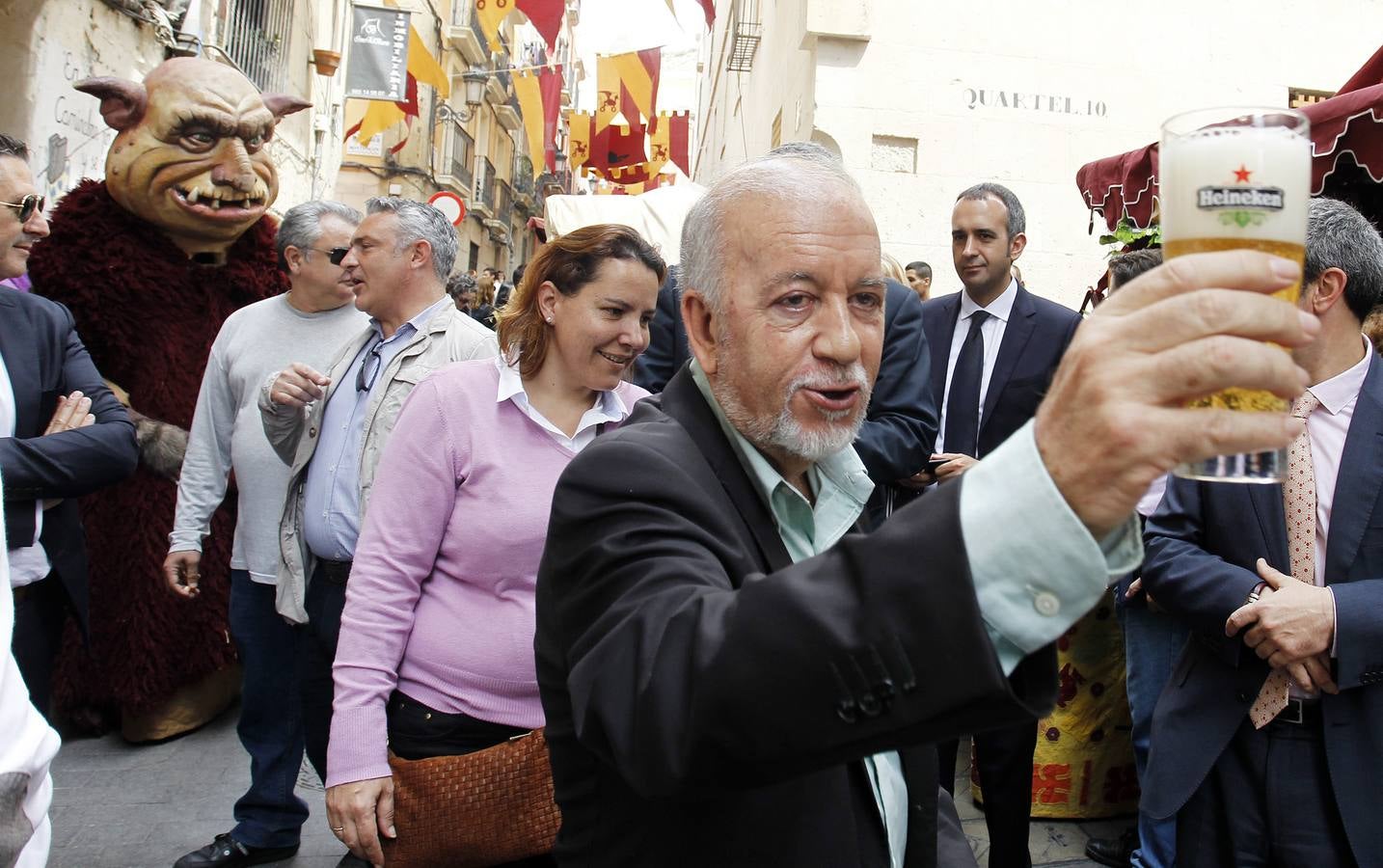 Inauguración del Mercadillo Medieval de Alicante