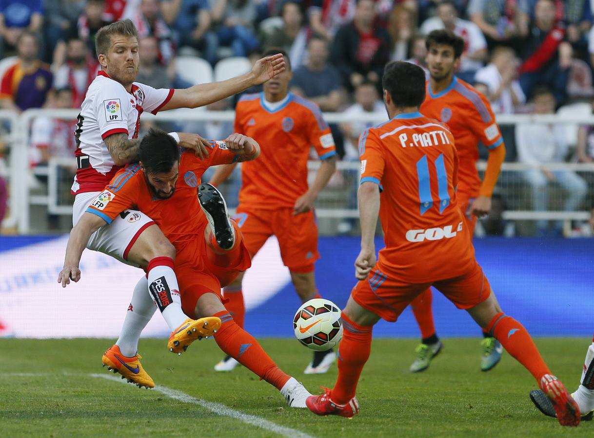 El Rayo Vallecano-Valencia, en imágenes