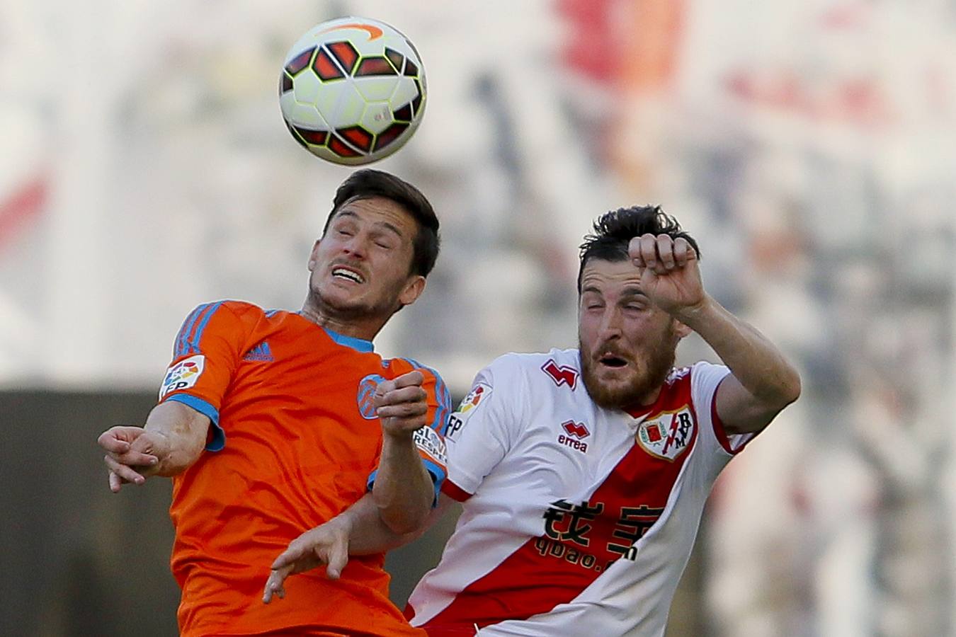 El Rayo Vallecano-Valencia, en imágenes