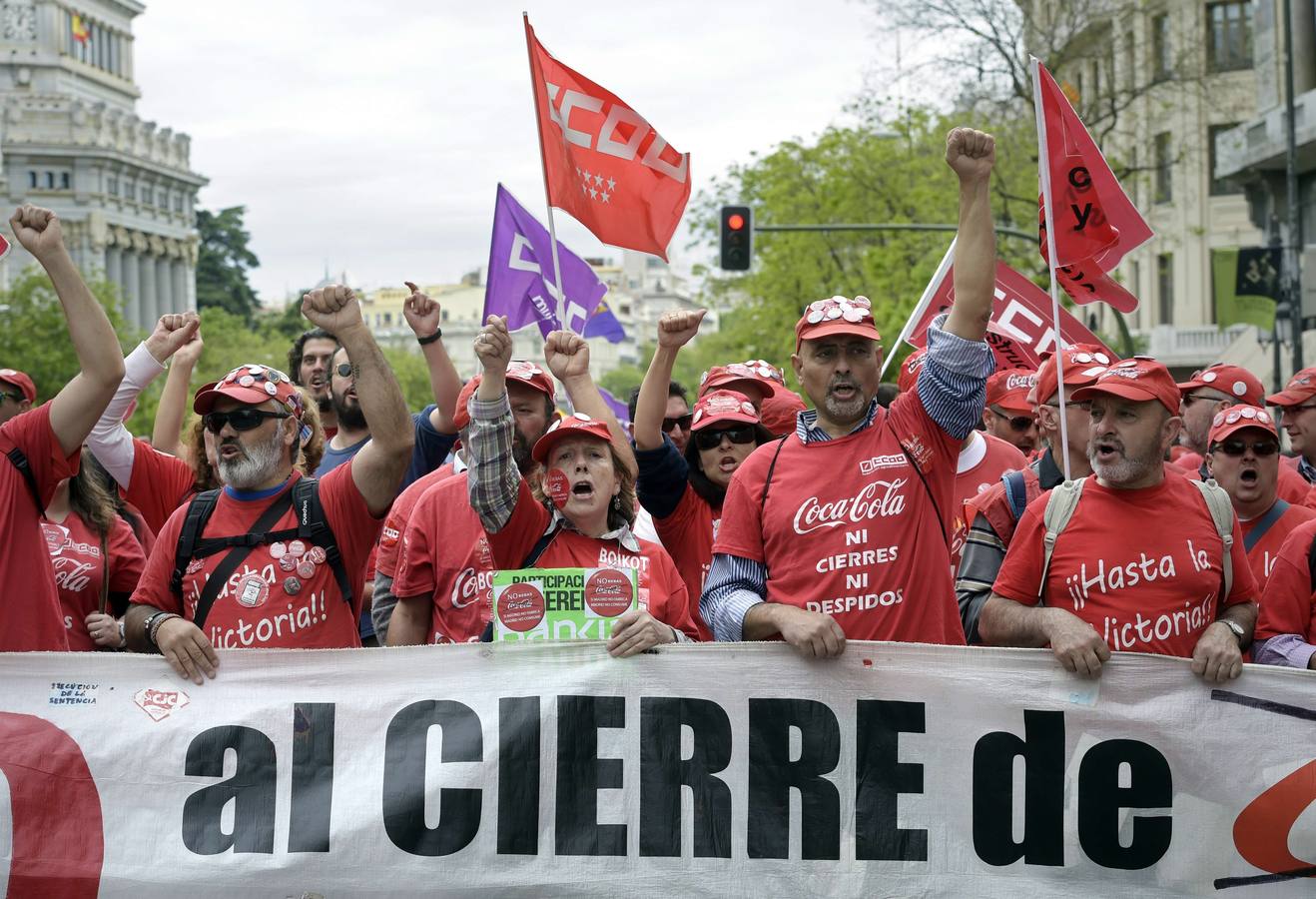 Manifestación del Primero de Mayo en Madrid