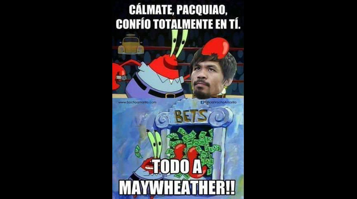 Los mejores memes del combate entre Pacquiao y Mayweather