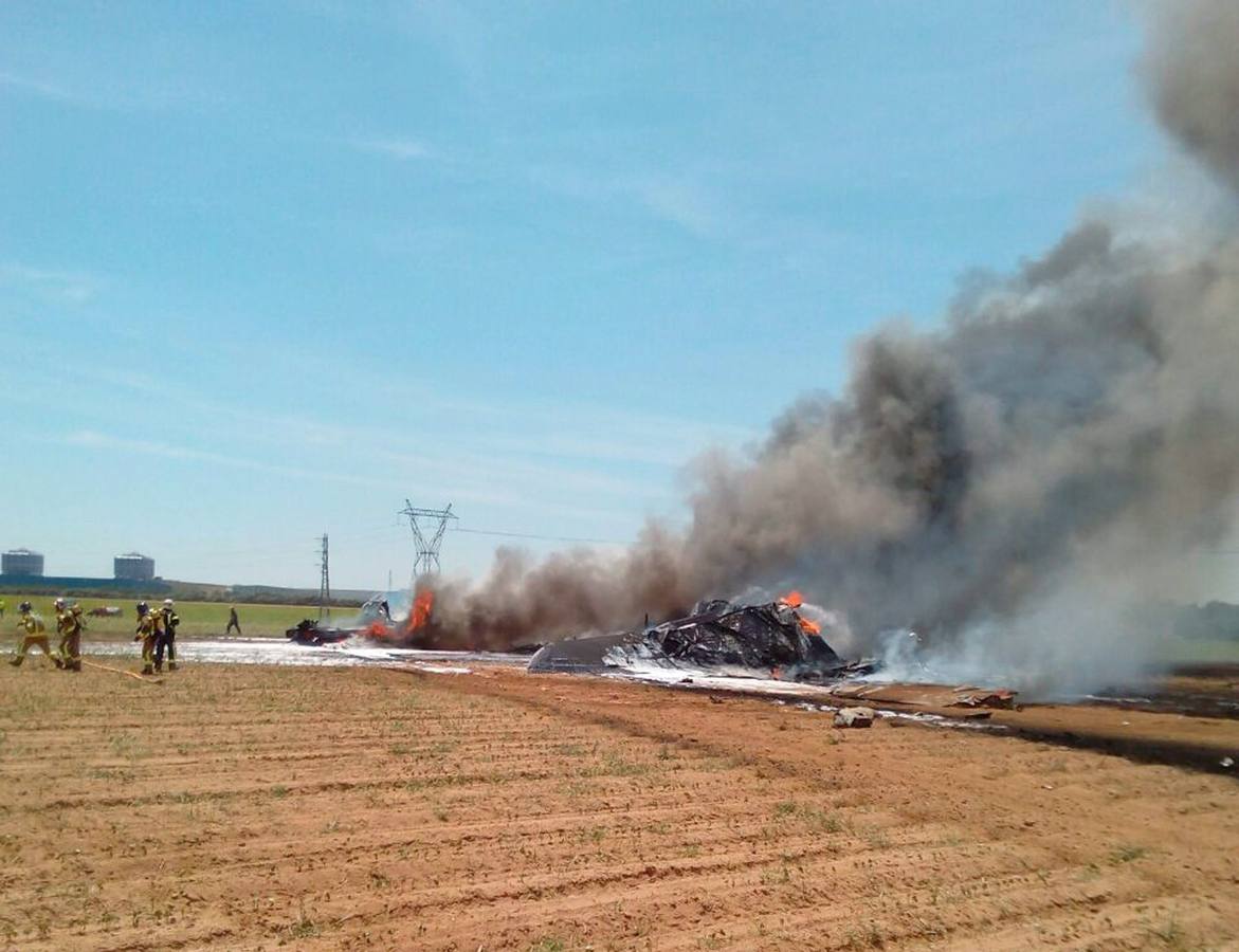 Un Airbus militar se estrella en Sevilla con seis personas a bordo