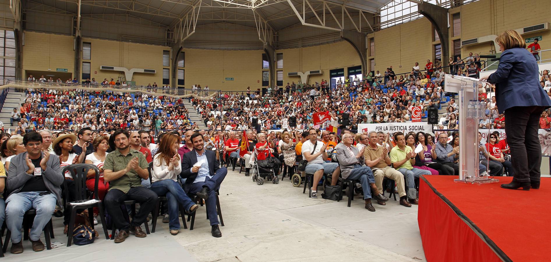 Mitin de Alberto Garzón en Alicante