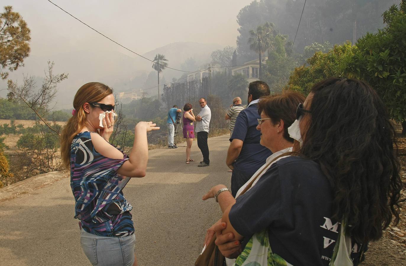 Incendio en Vall d&#039;Ebo