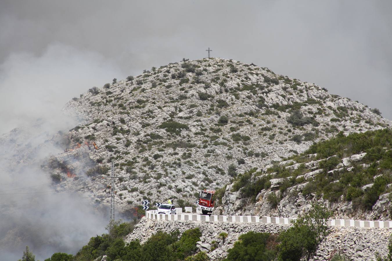 Incendio en Vall d&#039;Ebo