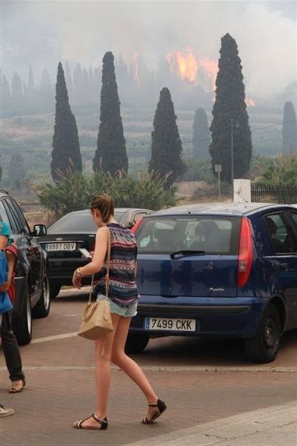 Incendio en Vall d&#039;Ebo