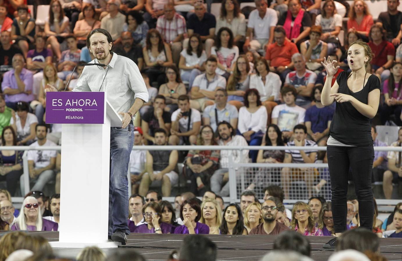 Pablo Iglesias en Alicante