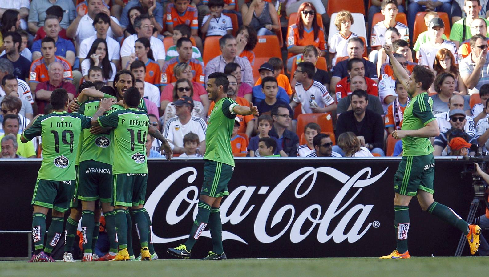 El Valencia-Celta en imágenes