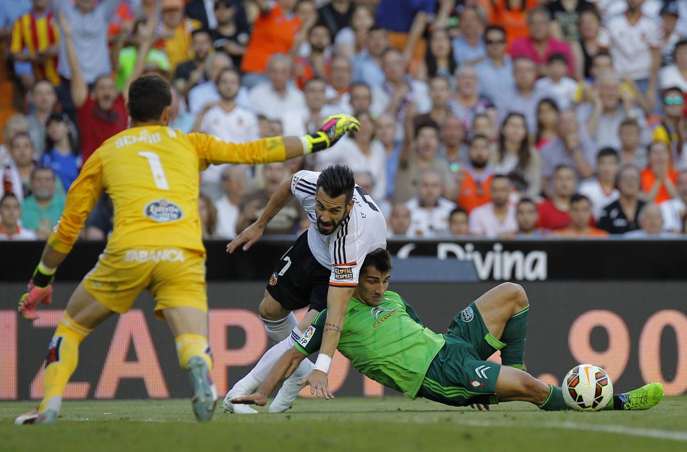 El Valencia-Celta en imágenes