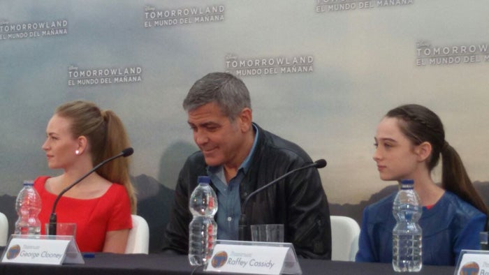 George Clooney presenta &#039;Tomorrowland&#039; en Valencia
