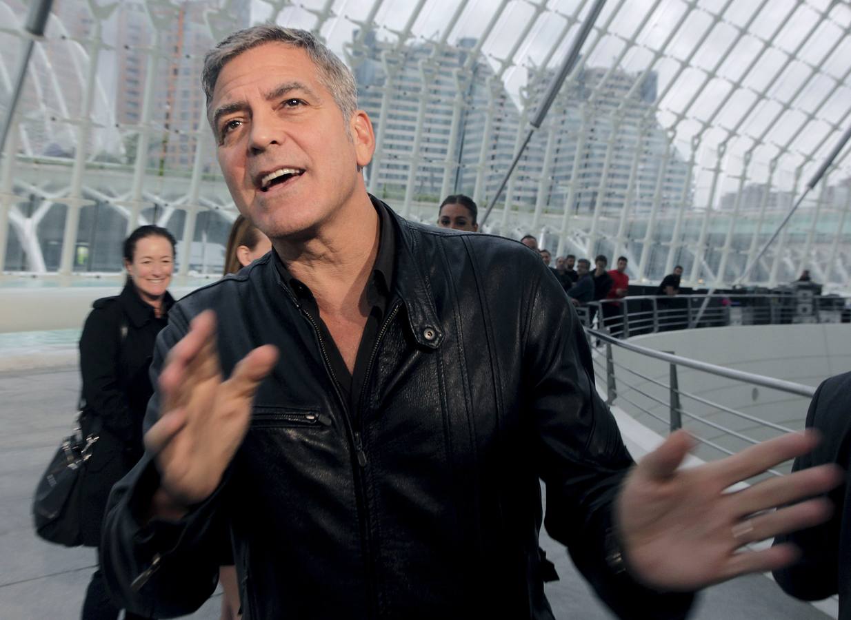 George Clooney presenta &#039;Tomorrowland&#039; en Valencia