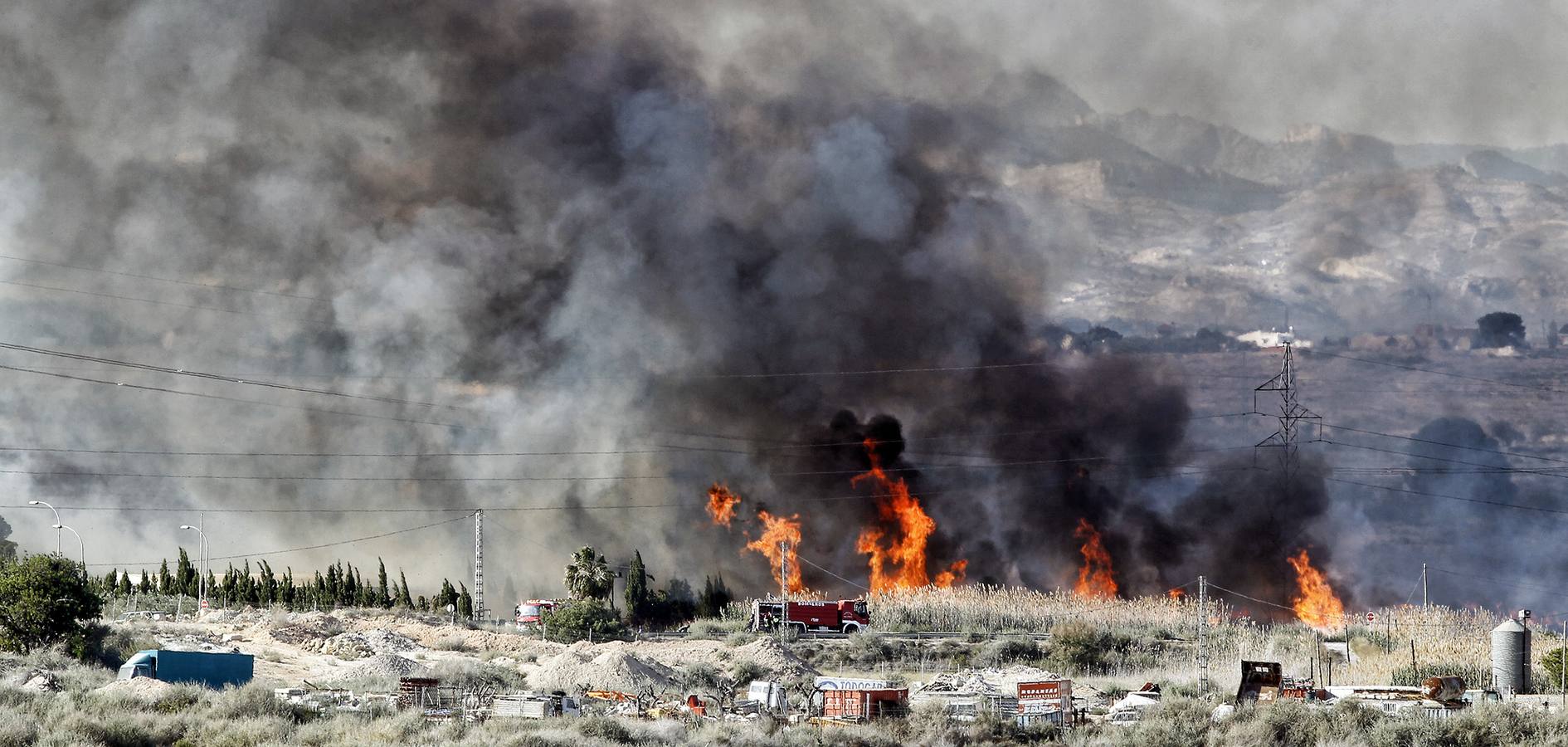 Incendio en Fontcalent