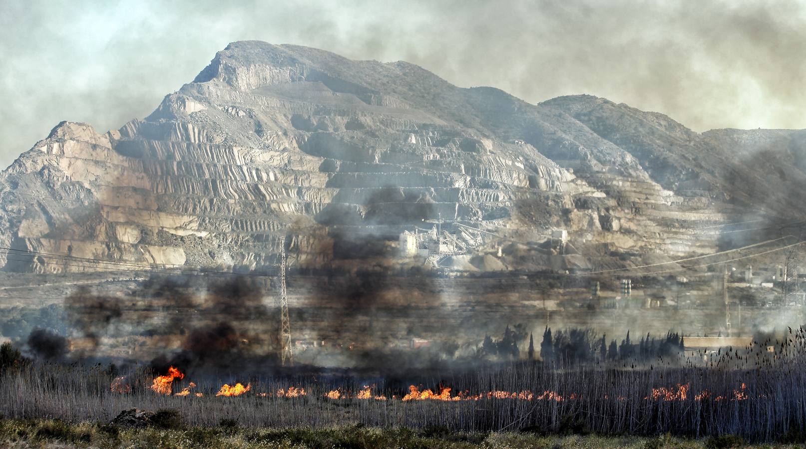 Incendio en Fontcalent