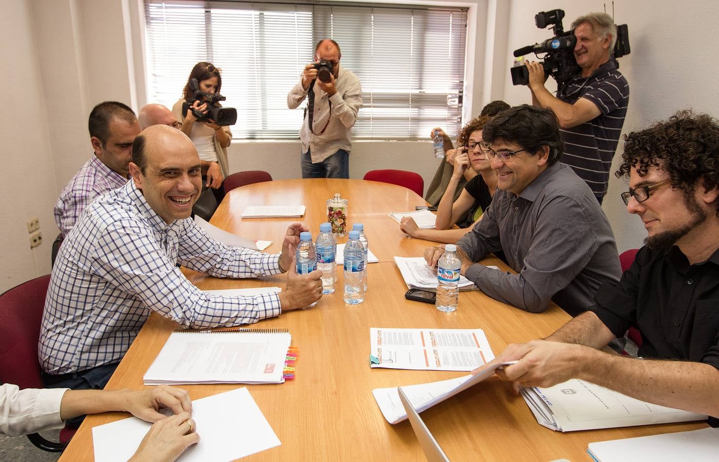 Reunión entre el PSPV y Guanyar Alacant