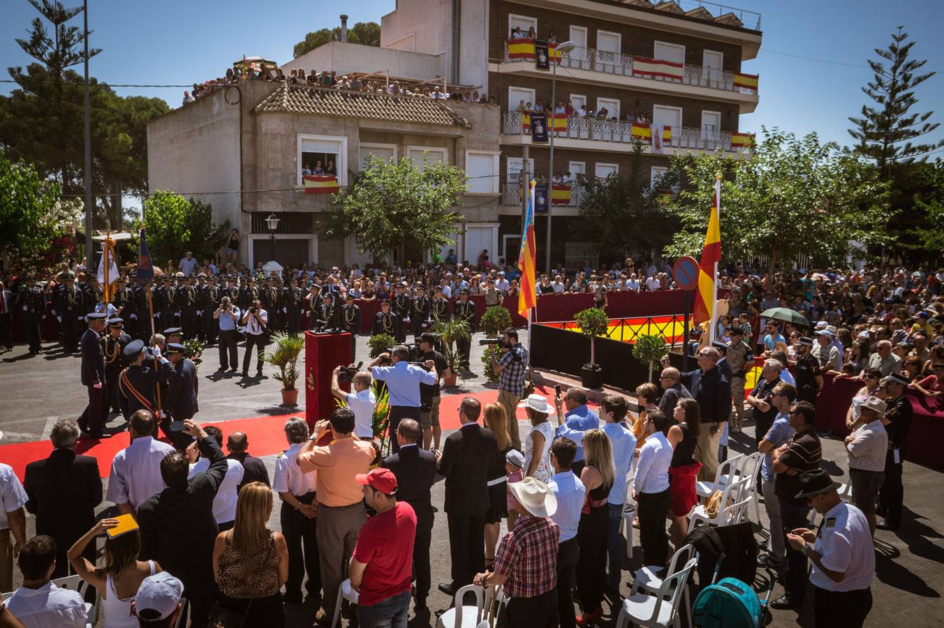 Jura de bandera en la Murada