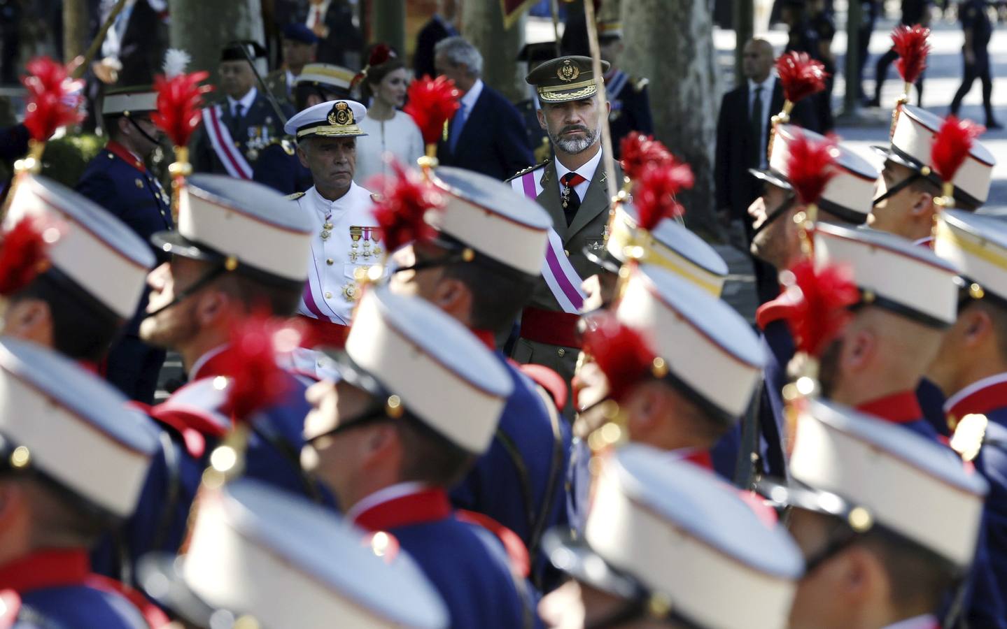 Los Reyes presiden el acto central del Día de las Fuerzas Armadas