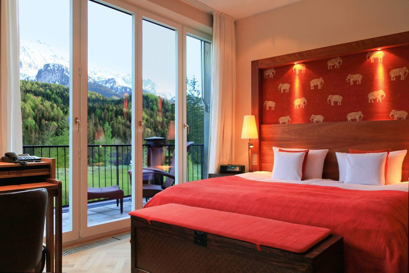 El hotel Schloss Elmau, un palacio en los Alpes