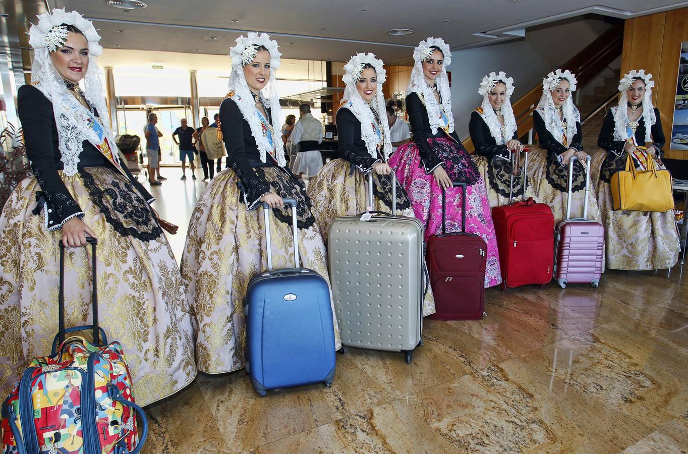 La Bellea y sus Damas se instalan en el hotel Portamaris