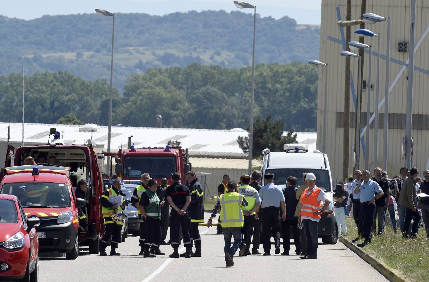 Presunto atentado islamista contra una fábrica francesa