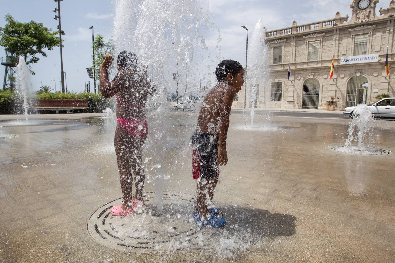 ¡Al calor...un buen remojón!