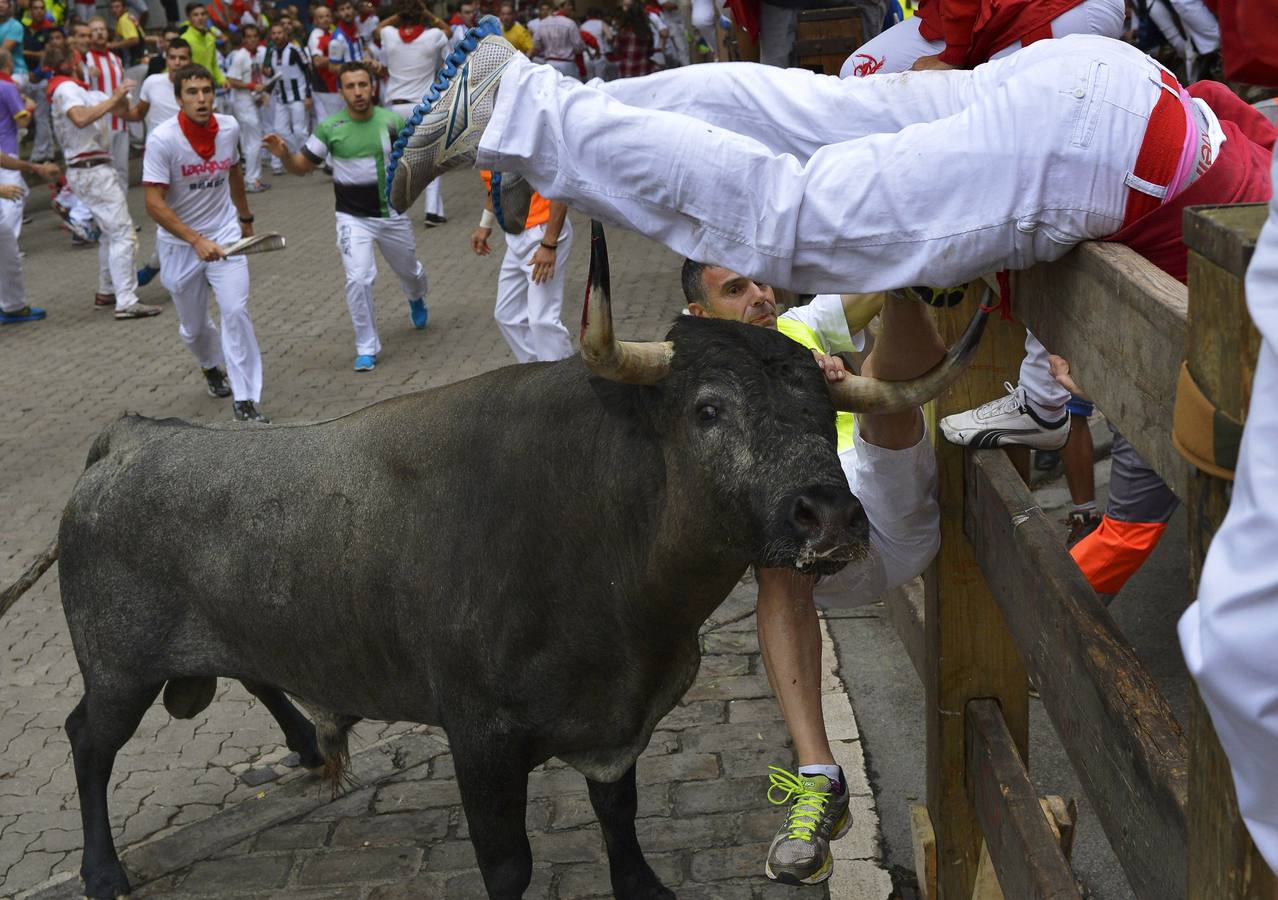 Quinto encierro de Sanfermines peligroso