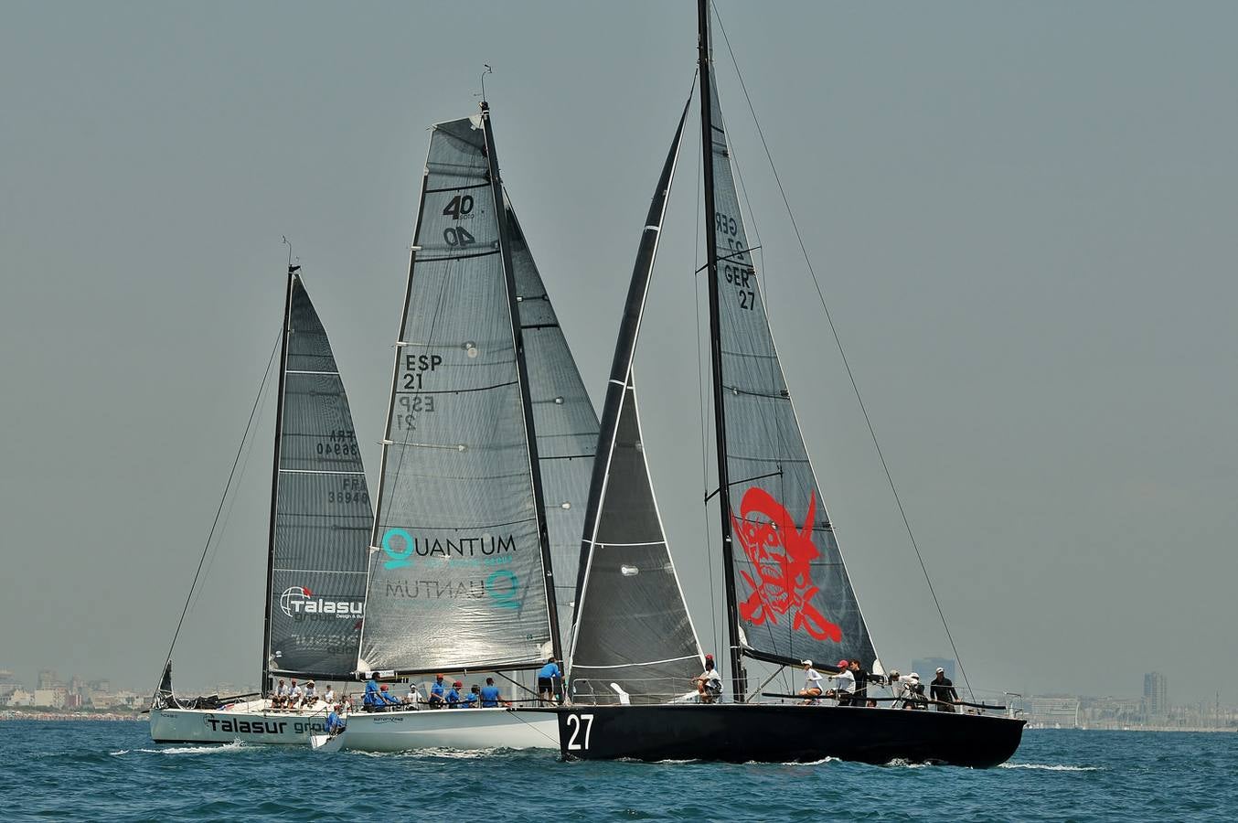 Entrega de premios de la Copa de SM la Reina de vela en Valencia