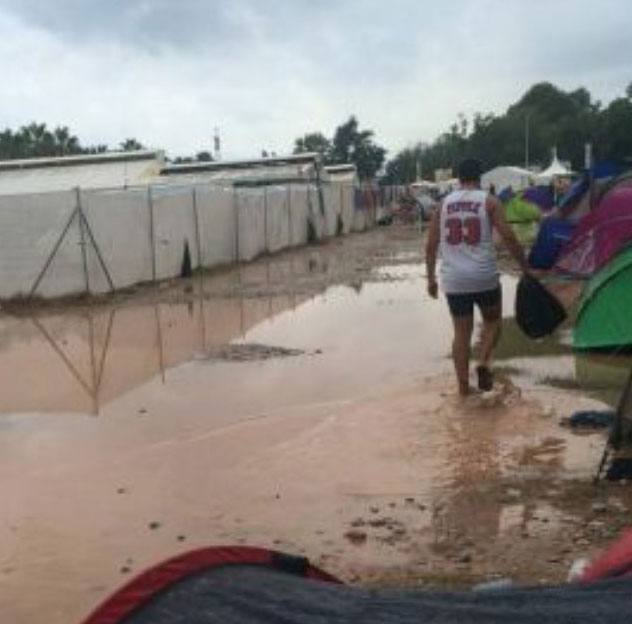 Desalojados del Arenal Sound