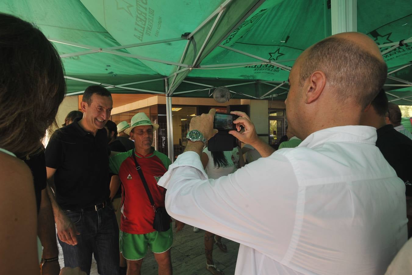 Apertura del racó municipal y mascletá de las Fiestas de Elche