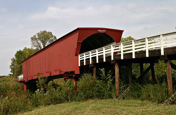 9. Puente Roseman (Madison, Wisconsin). El puente de Roseman forma parte de la mítica película 'Los puentes de Madison', interpretada por Meryl Streep y Clint Eastwood