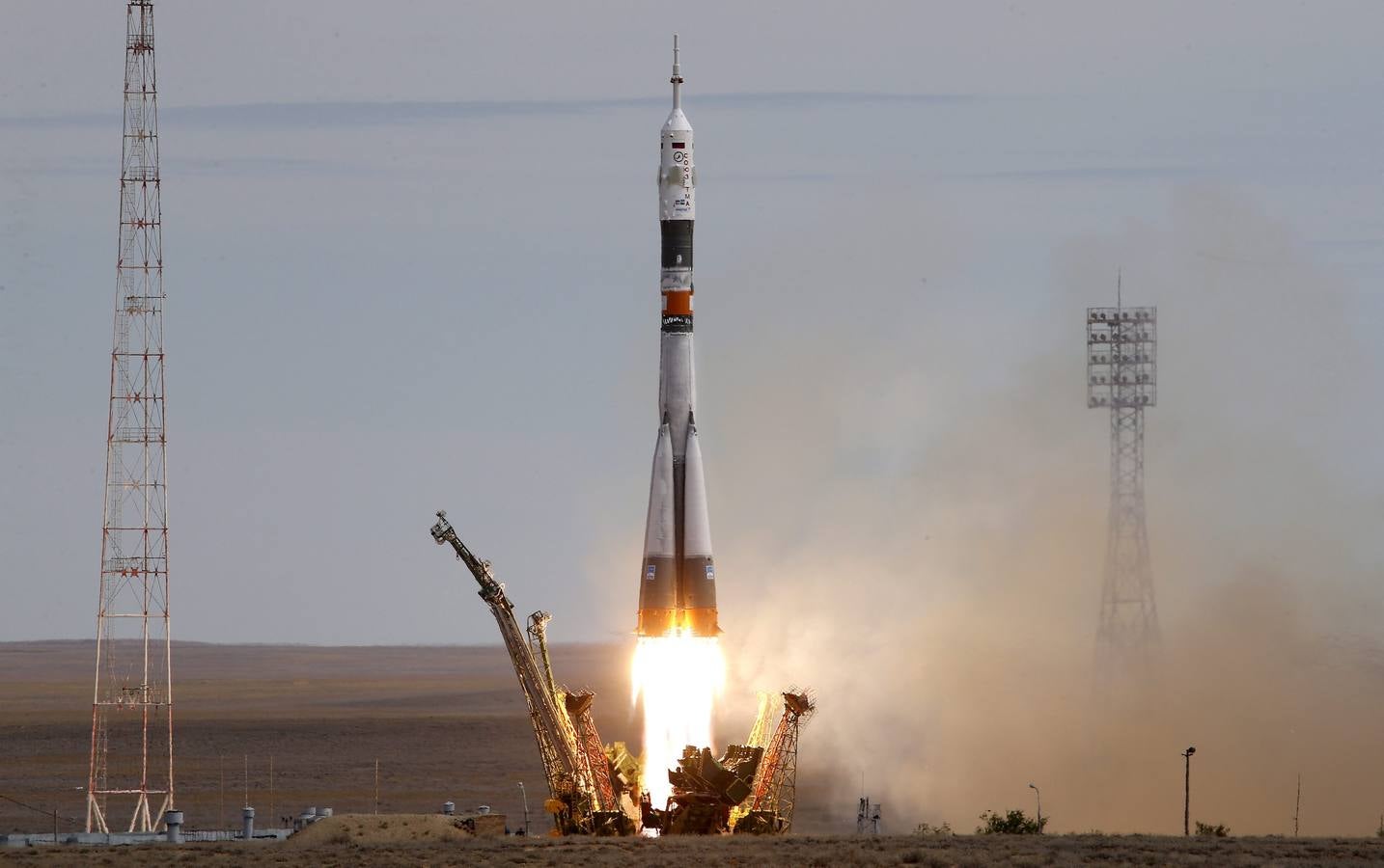 El Soyuz ya ha despegado rumbo a la EEI