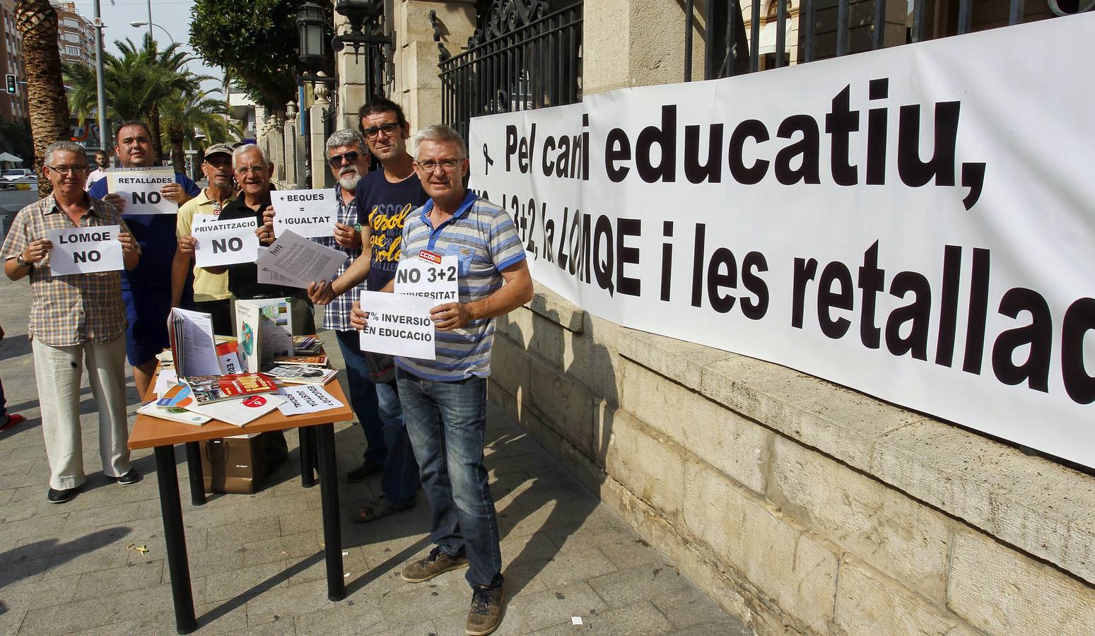 Protesta por la educación pública