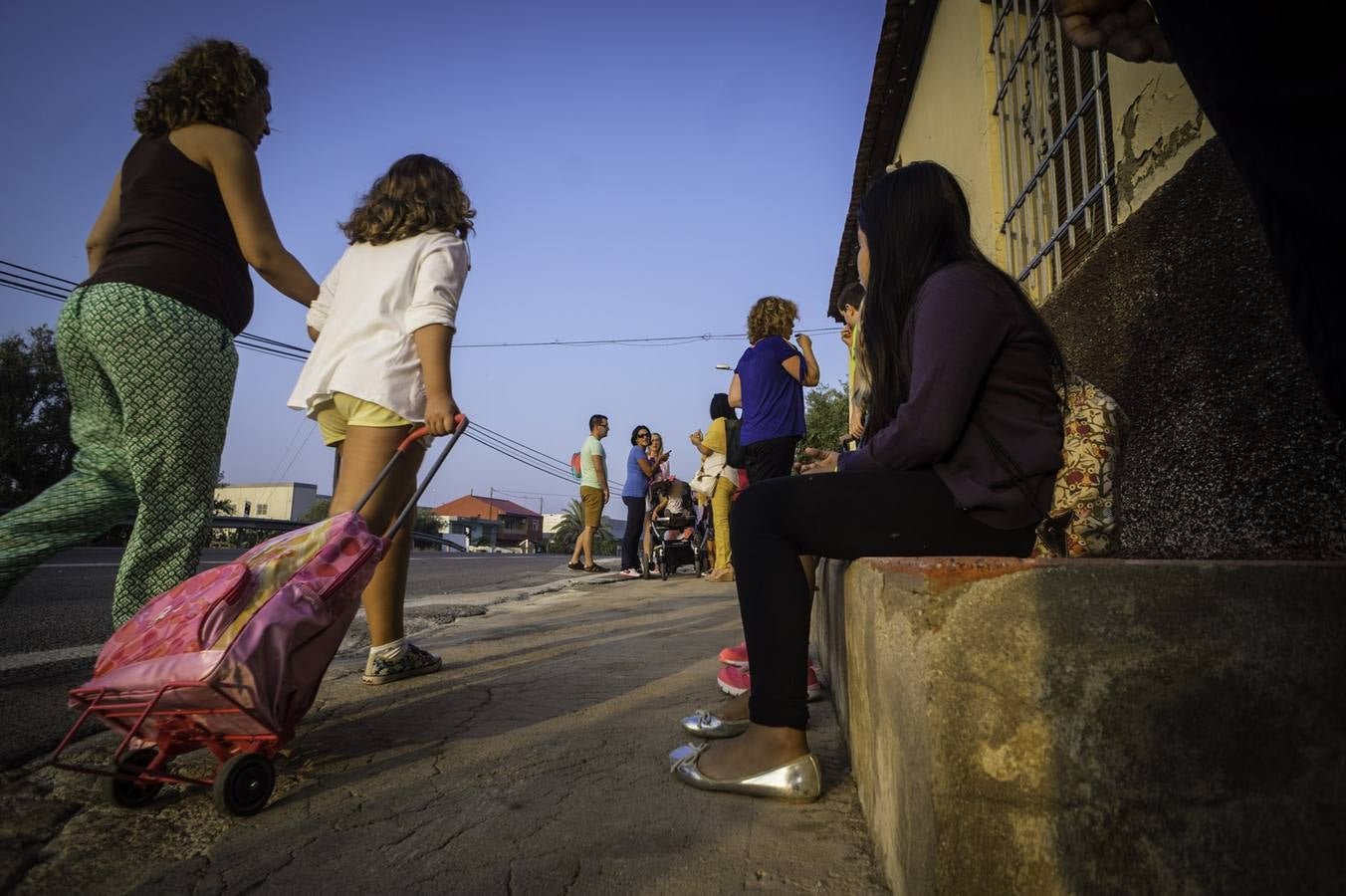 La protesta de los jóvenes por falta de transport escolar