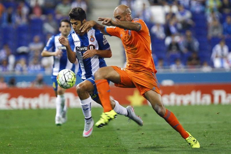 Partido entre Espanyol y Valencia