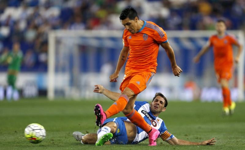 Partido entre Espanyol y Valencia