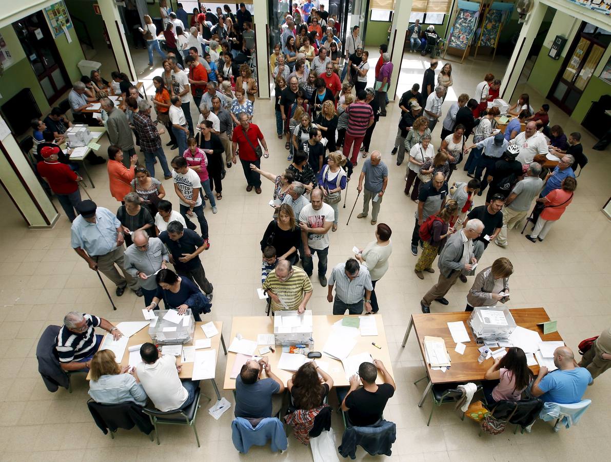 La jornada electoral, en imágenes