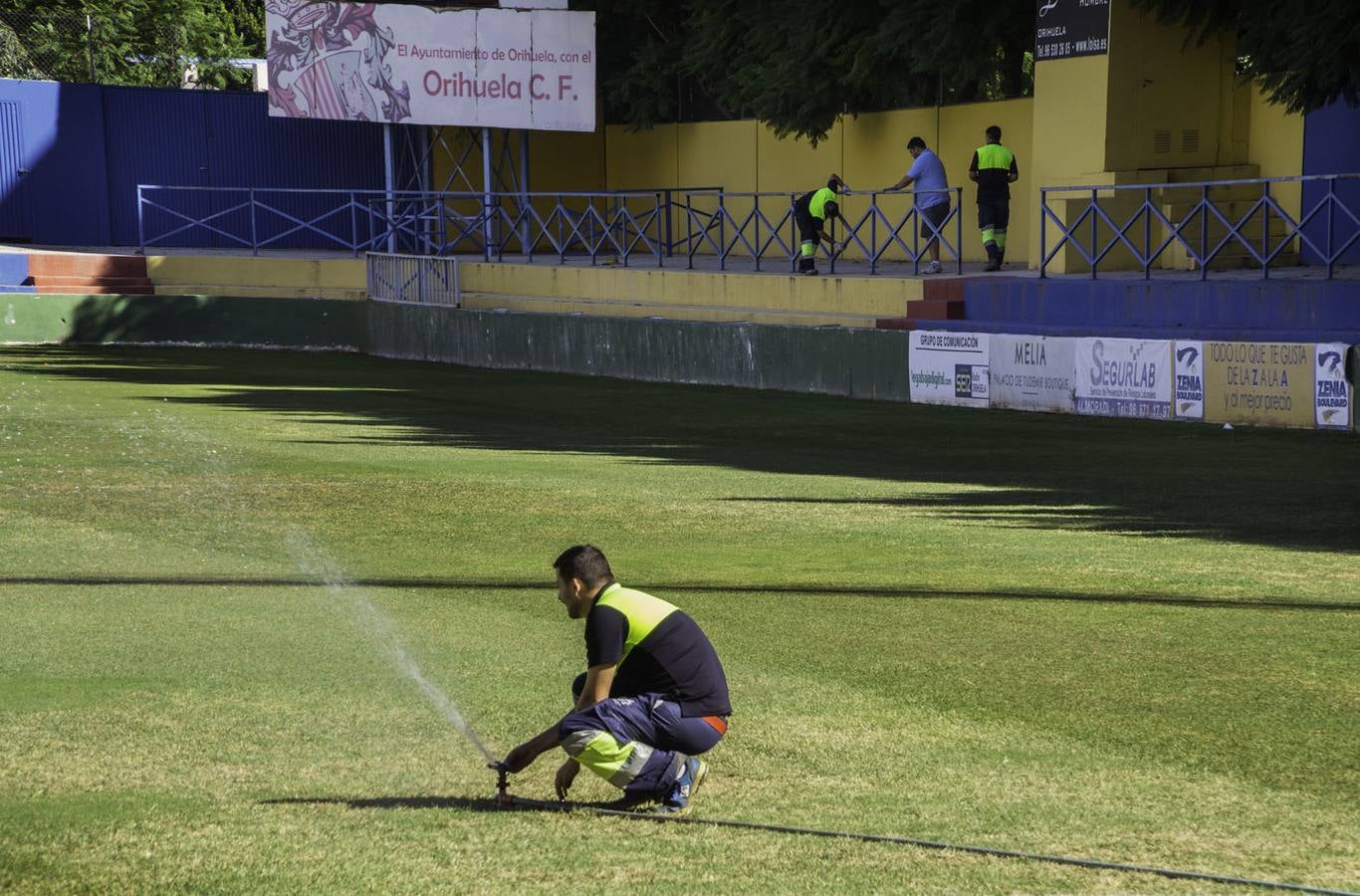 Mejora en las instalaciones del campo de fútbol de Los Arcos