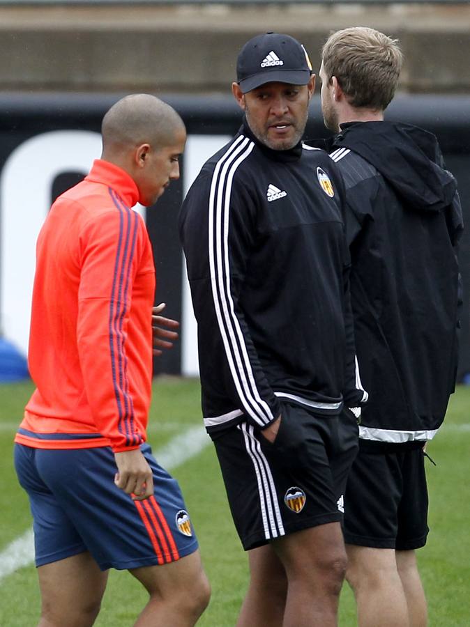 El Valencia prepara el partido de Champions contra el Gent