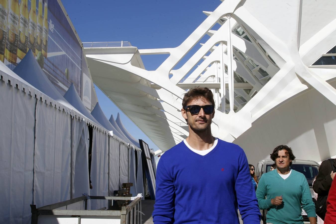 El Open de Tenis de Valencia, en pleno montaje