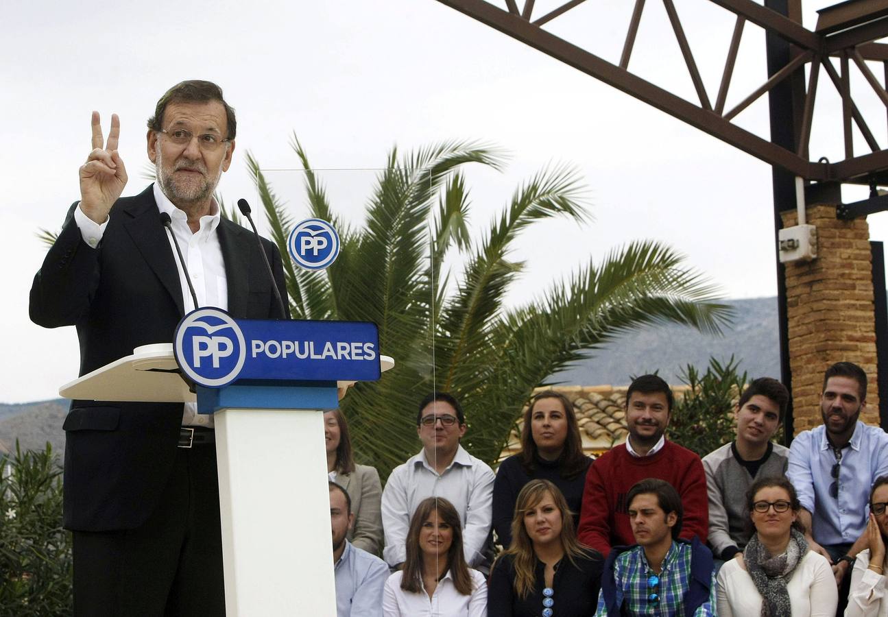 Mariano Rajoy participa en varios actos del PP en Alicante