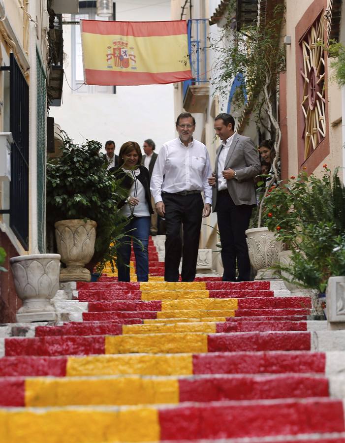 Mariano Rajoy participa en varios actos del PP en Alicante