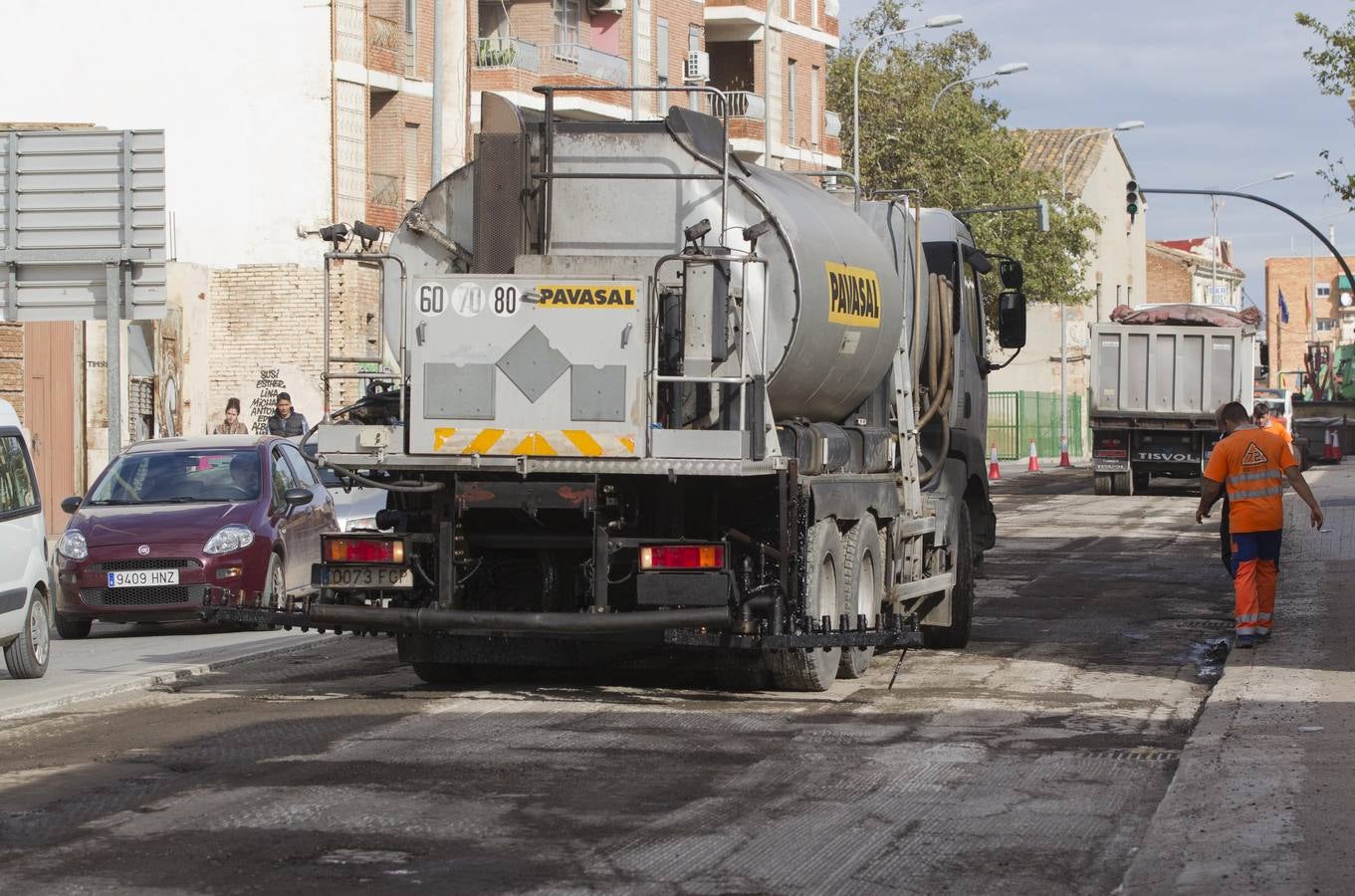 Las obras cierran la avenida Constitución hasta final de semana