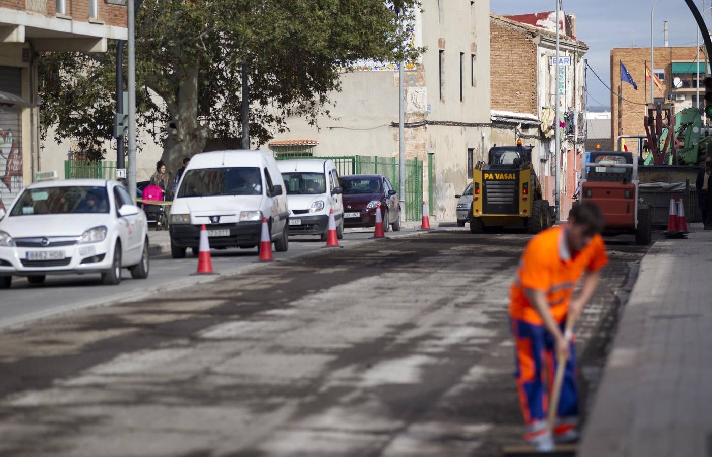 Las obras cierran la avenida Constitución hasta final de semana