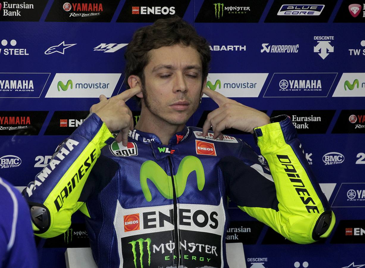 Entrenamientos libres de Moto GP en el circuito de Cheste