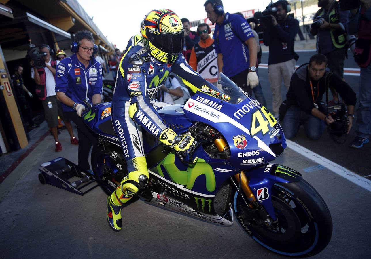 Entrenamientos libres de Moto GP en el circuito de Cheste